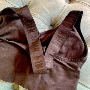 PINK longline sports bra